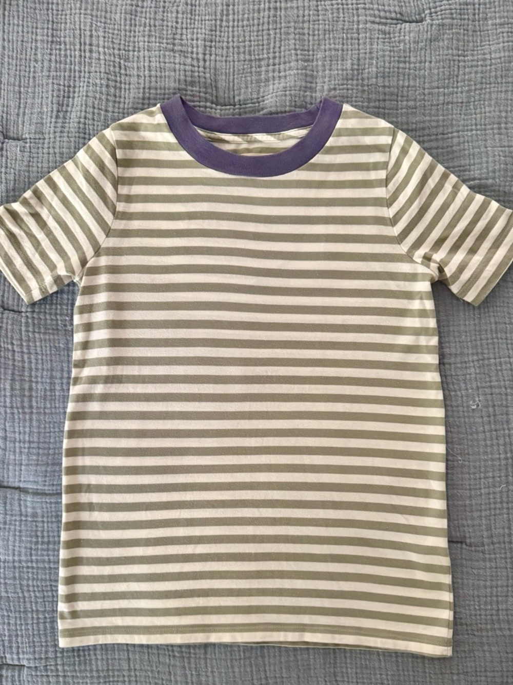 Madewell Cotten Essential Striped Ringer Tee - XXS